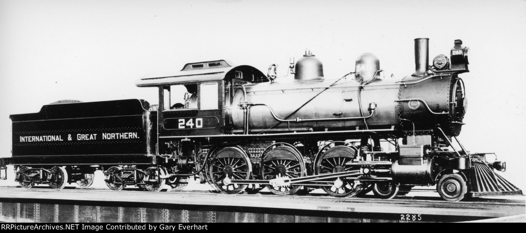 IGN 4-6-0 #240 - International & Great Northern